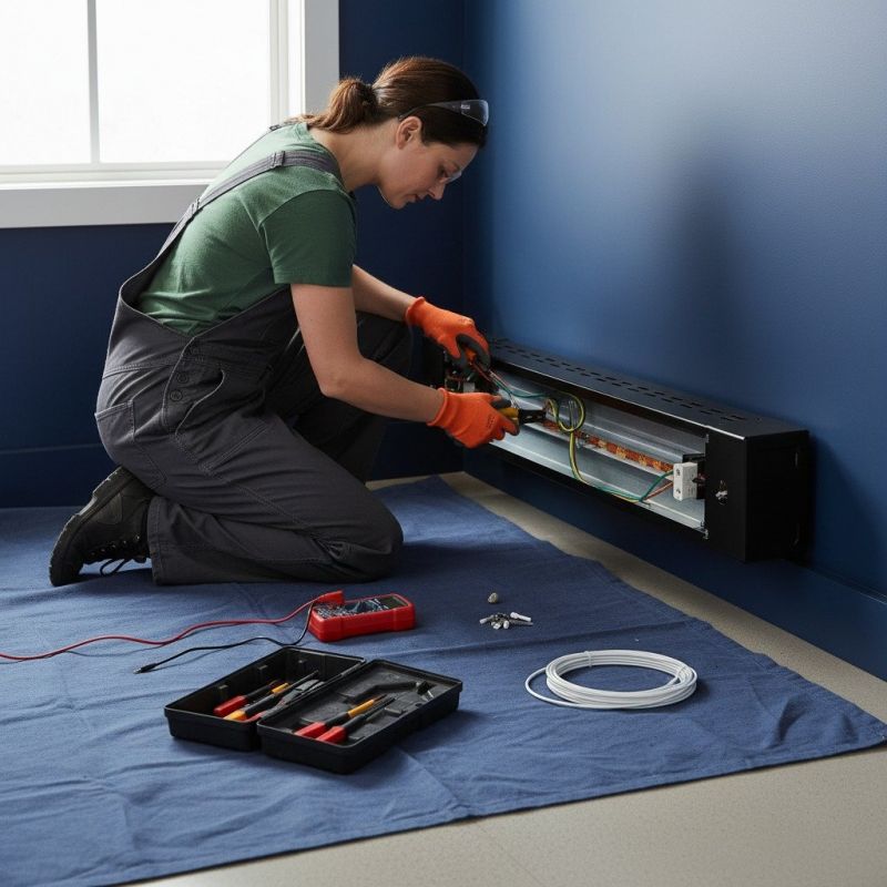 Baseboard Heater Installation